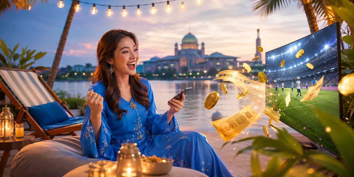 Pemain wanita menerima cashback bonus pertaruhan sukan bergaya baju kurung di Putrajaya